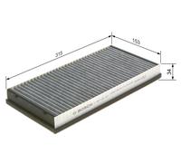 Cabin filter Activated Carbon Filter 1 987 432 407 BOSCH for PORSCHE 911 BOXSTER