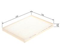 Bosch M5097 - Cabin Filter Standard