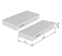 Fits BOSCH 1 987 435 110 BMW/MINI cabin filter 2 pcs.
