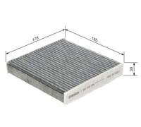 Fits BOSCH 1 987 435 526 CABIN FILTER WEG. ACT. ⭐UK Stock⭐