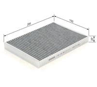 BOSCH 1 987 435 580 Pollen filter