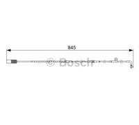 Bosch Brake Pad Wear Sensor 1 987 473 044 - Warning Contact for BMW ALPINA