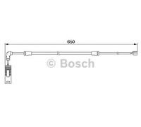 Fits BOSCH 1 987 474 960 Alarm Sensor, brake lining wear