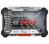 Bosch 8Pc Impact Metal Drill Bit Set