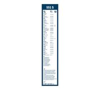 Bosch 3397118423 Wiper Blade Set Twin Spoiler 551S - Length: 550/500