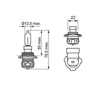 BOSCH 1 987 302 026 Bulb, spotlight