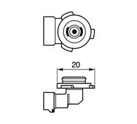 Pure/Lt Blbh10 H10 12v 42w Py20d fits OPEL Bosch Genuine Top Quality Product New