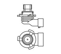 Bosch 1 987 302 152 Bulb, spotlight, Silver