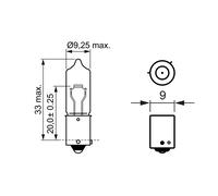 Bosch Truck/Lt 24V H21W BAY9S TBLB433E - 1987302533