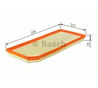 Bosch Air Filter S0026 - Moisture-resistant, High Tensile Strength - for Volvo XC90/V70/S60