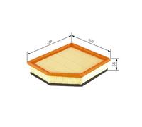 BOSCH F 026 400 146 Air filter