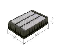 Air filter Filter Insert F 026 400 200 BOSCH for MITSUBISHI CITROËN PEUGEOT