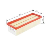 BOSCH CAR AIR FILTER S0323 - F026400323