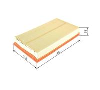Bosch F 026 400 515 Air Filter Fits VW Tiguan Allspace 2.0 TDI 4motion 2017-2022