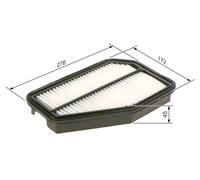 BOSCH F 026 400 580 Air filter