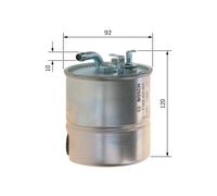 Fits BOSCH F 026 402 003 LINE FILTER
