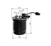 BOSCH F 026 402 280 Fuel filter