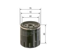 Bosch Car Oil Filter P7300 - F026407300