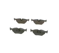 Bosch BP228 - Brake Pads Car Rear Axle - Bosch Quality - Reduced Noise and Dust - ECE-R90 Certified - Copper-Free - 1 Set of 4 Pads