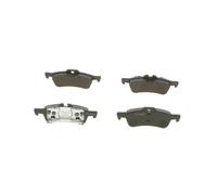 Bosch BP973 - Brake Pads Car Rear Axle - Bosch Quality - Reduced Noise and Dust - ECE-R90 Certified - Copper-Free - 1 Set of 4 Pads - With Accessories