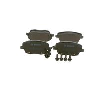 0986 494 105 Front Brake Pad Set 4x Pads Integrated Wear Indicator Braking Bosch