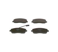 0986 494 498 Front Brake Pad Set 4x Pads Integrated Wear Indicator Braking Bosch