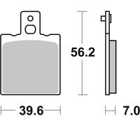 BREMBO FRONT BRAKE PADS SET FOR V 50 POLIZIA 500 1980 +
