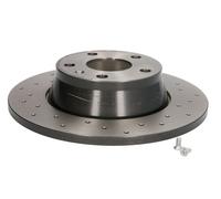 2x Brake disc solid 08.9769.1X BREMBO for AUDI TT TT Roadster