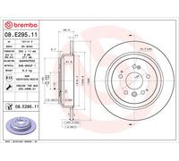 BREMBO 08.E295.11 Brake disc