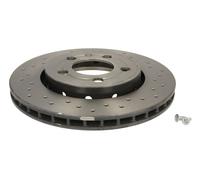 Fits BREMBO 09.A652.1X Brake disc Xtra 1pcs ventilated 09.A652.1X Rear AUDI A3,
