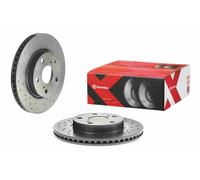 Brake disc BREMBO 09.A864.1X for TOYOTA AURIS (_E15_) 1.4 2007-2012
