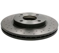 2x BREMBO 09.A968.2X Brake Disc Front Perforated / Vented Fits Ford Fiesta Ka+