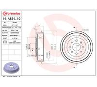 Fits BREMBO 14.A854.10 Brake Drum