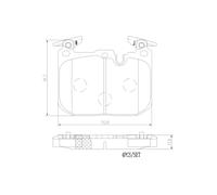 ✅Fits BREMBO KLOCKI SZCZEKI CYLINDERKI P06096NX BRAKE PADS FRONT XTR ⭐UK Seller⭐