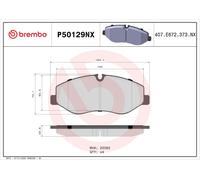 ✅Fits BREMBO KLOCKI SZCZEKI CYLINDERKI P50129NX BRAKE PADS FRONT XTR ⭐UK Seller⭐