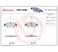 ✅Fits BREMBO KLOCKI SZCZEKI CYLINDERKI P85145NX BRAKE PADS FRONT XTR ⭐UK Seller⭐
