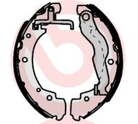 BREMBO Brake Shoes ESSENTIAL LINE with handbrake lever S 85 515 Brake Shoe Set,Brake Lining VW,MERCEDES-BENZ