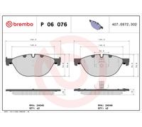 P 06 076 Disc Brake Brake Pad Set Front Fits Alpina B7 BMW 5 Touring By Brembo
