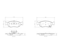 Fits BREMBO P 11 031 Brake Pad Set, disc brake P 11 031 Brake pads se ⭐UK Stock⭐