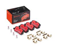 Fits BREMBO P 44 013X Ham pads. rear XTRA LAND ROVER DISCOVERY III (L319) 07/04