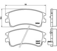 BREMBO P 49 032 Brake pad set