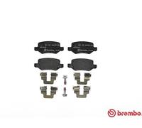 BREMBO Brake Pad Set Rear With Brake Caliper Screws Fits Mercedes A-Class Vaneo