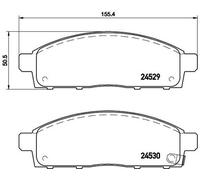 BREMBO P 54 038 Brake pad set