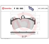 ✅Fits BREMBO P 85 065 HAM PADS. FRONT VW TOUAREG 03- ⭐UK Seller⭐
