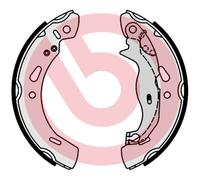 BREMBO Brake Shoes ESSENTIAL LINE with handbrake lever S 24 548 Brake Shoe Set,Brake Lining FORD,Fiesta Mk6 Schrägheck (JA8, JR8)
