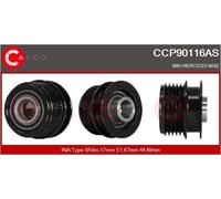 Alternator pulley with freewheel belt pulley CCP90116AS CASCO