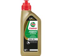 15F54D Power1 Racing Motorcycle Engine Oil 1L 1 Litre 10W30 4T 4 Stroke Castrol