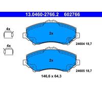 Brake pads 13.0460-2766.2 ATE for JEEP FIAT CHRYSLER
