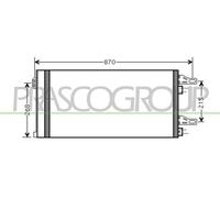PRASCO CI954C001 Air conditioning condenser