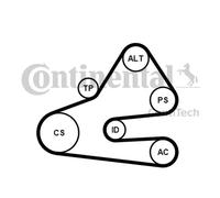 Fits CONTITECH 6PK1613K1 V-Ribbed Belt Set UK Stock